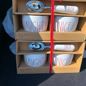 Rae Dunn Ice Cream Bowls Christmas